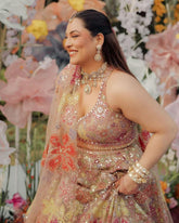 Ravishing Multicolor Georgette Thread Work Lehenga Choli